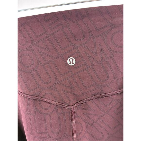 Lululemon NWT Align High Rise Short 6” in Espresso Branded Size 4 - Picture 3 of 5